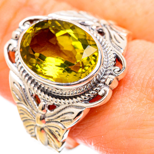Citrine Rings handcrafted by Ana Silver Co - RING130624