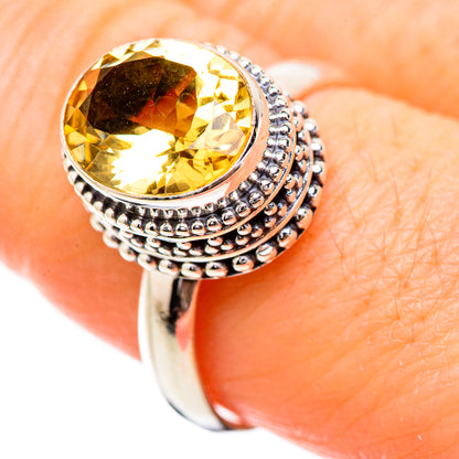 Citrine Rings handcrafted by Ana Silver Co - RING130639