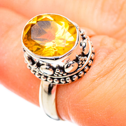 Citrine Rings handcrafted by Ana Silver Co - RING130670