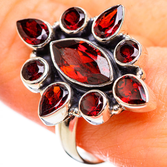 Garnet Rings handcrafted by Ana Silver Co - RING130676