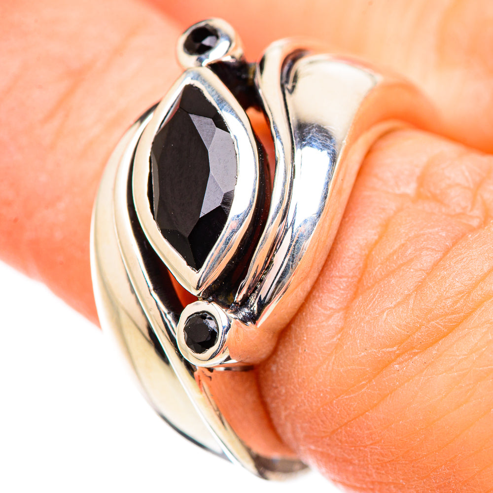 Black Onyx Rings handcrafted by Ana Silver Co - RING130678