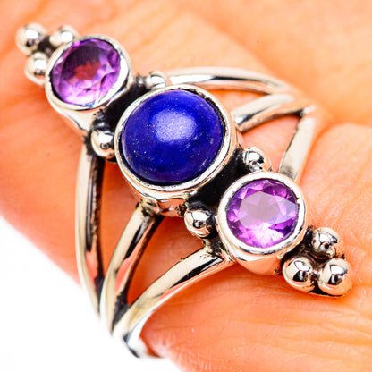 Lapis Lazuli Rings handcrafted by Ana Silver Co - RING130683