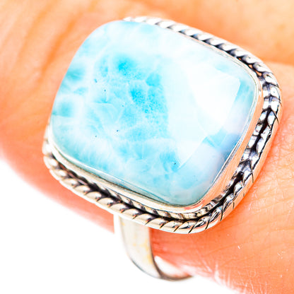 Larimar Rings handcrafted by Ana Silver Co - RING130692