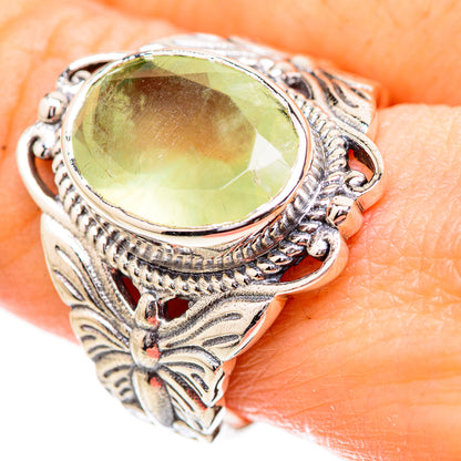 Prehnite Rings handcrafted by Ana Silver Co - RING130700