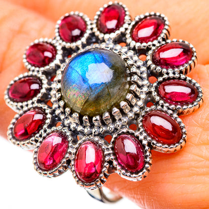 Labradorite Rings handcrafted by Ana Silver Co - RING130717