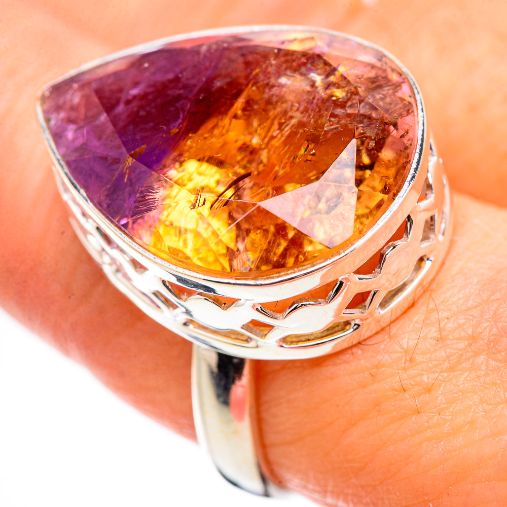 Ametrine Rings handcrafted by Ana Silver Co - RING130718