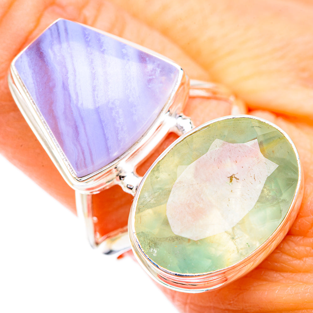 Prehnite Rings handcrafted by Ana Silver Co - RING130726