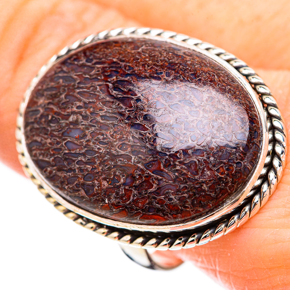 Dinosaur Bone Rings handcrafted by Ana Silver Co - RING130729