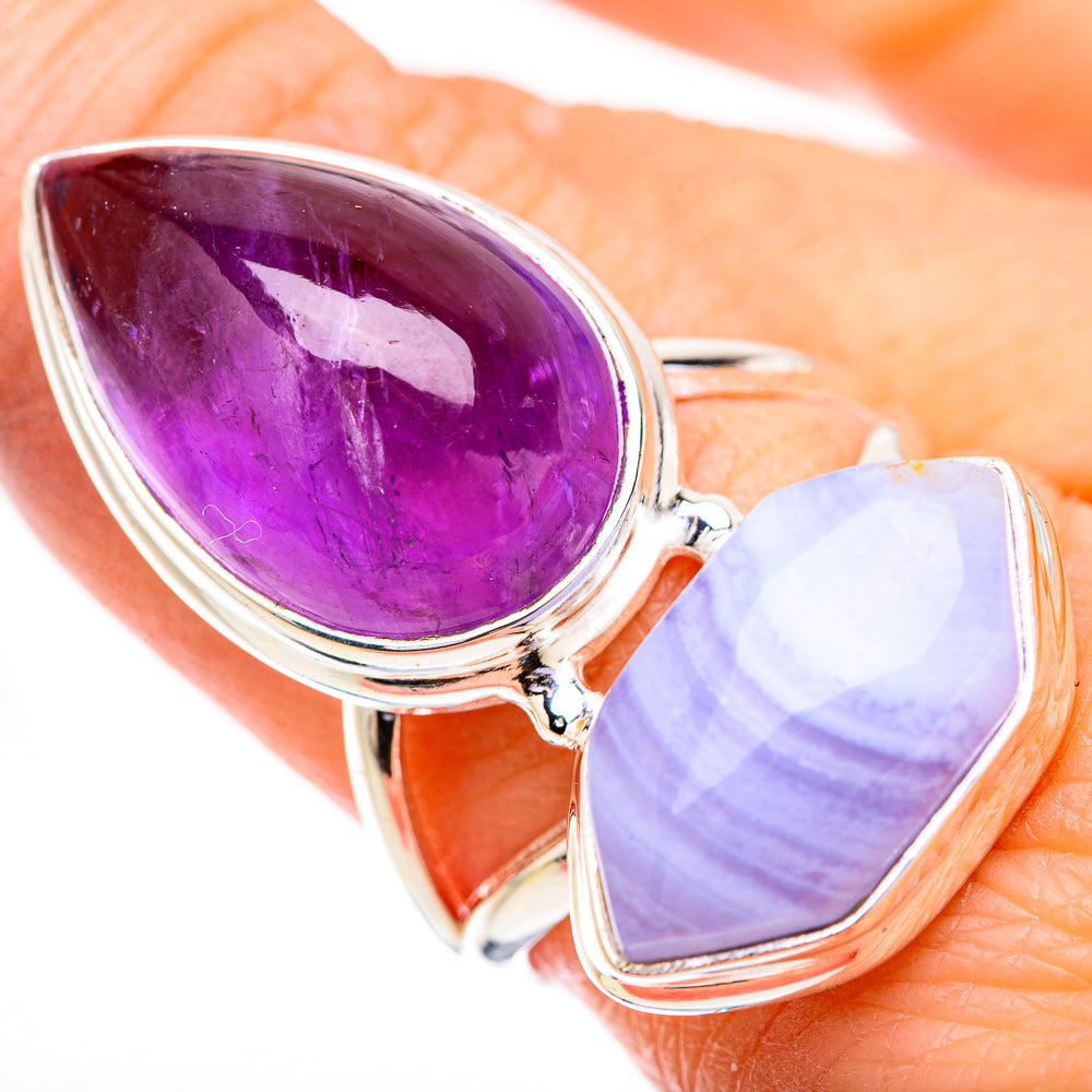 Amethyst Rings handcrafted by Ana Silver Co - RING130760