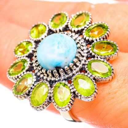 Larimar Rings handcrafted by Ana Silver Co - RING130766