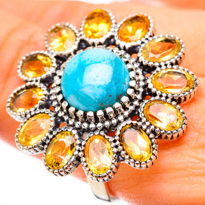 Larimar Rings handcrafted by Ana Silver Co - RING130783