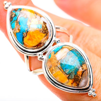 Spiny Oyster Turquoise Rings handcrafted by Ana Silver Co - RING130784