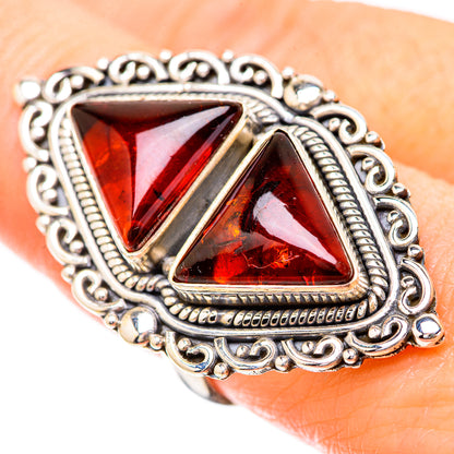 Baltic Amber Rings handcrafted by Ana Silver Co - RING130790