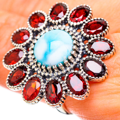 Larimar Rings handcrafted by Ana Silver Co - RING130800