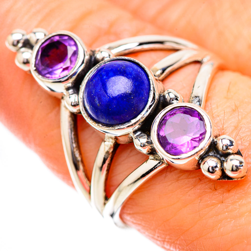 Lapis Lazuli Rings handcrafted by Ana Silver Co - RING130813