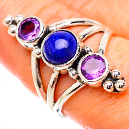 Lapis Lazuli Rings handcrafted by Ana Silver Co - RING130813