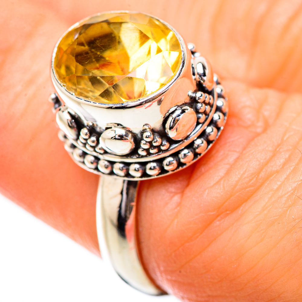 Citrine Rings handcrafted by Ana Silver Co - RING130834