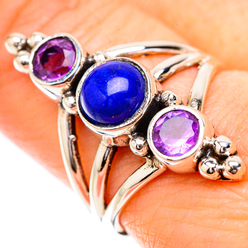 Lapis Lazuli Rings handcrafted by Ana Silver Co - RING130847