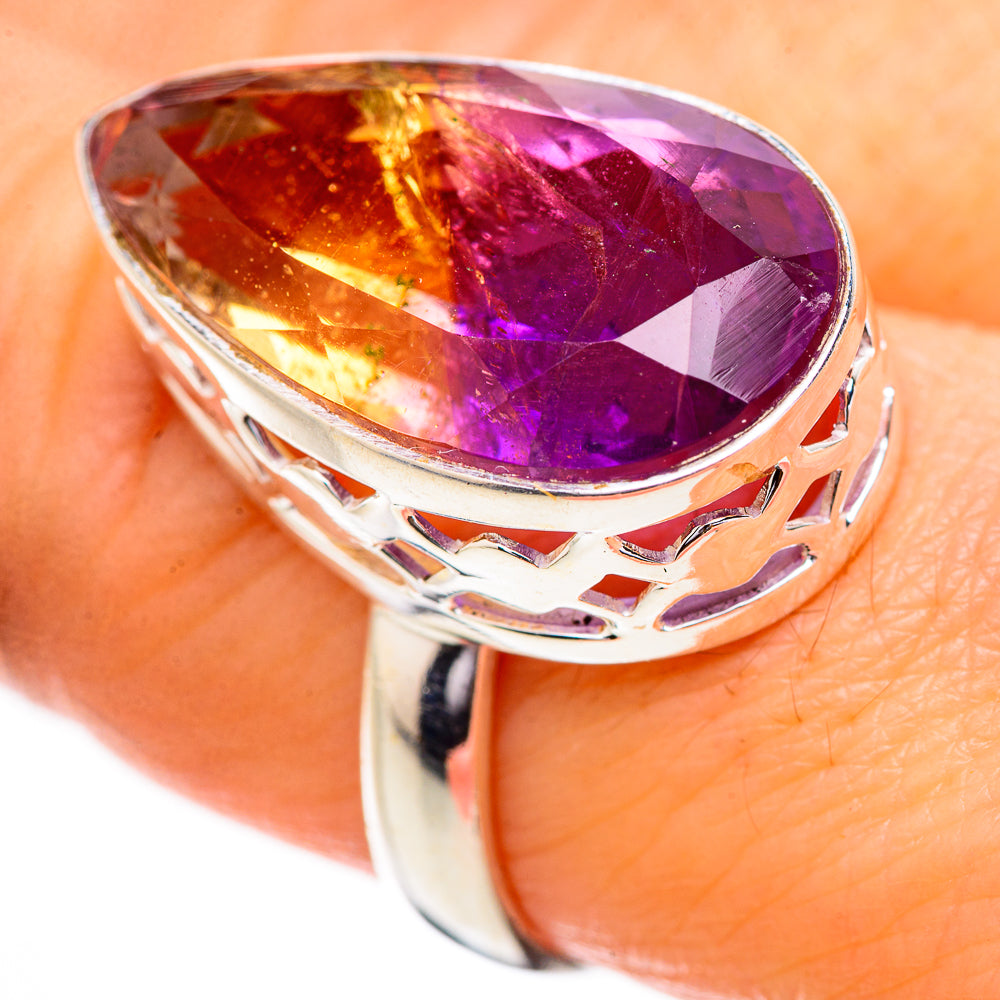 Ametrine Rings handcrafted by Ana Silver Co - RING130851