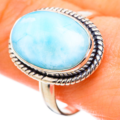 Larimar Rings handcrafted by Ana Silver Co - RING130856
