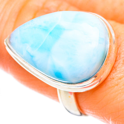 Larimar Rings handcrafted by Ana Silver Co - RING130860