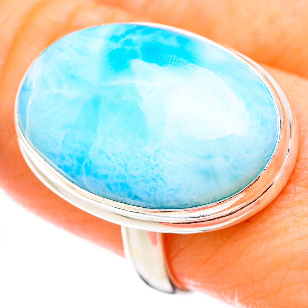 Larimar Rings handcrafted by Ana Silver Co - RING130862