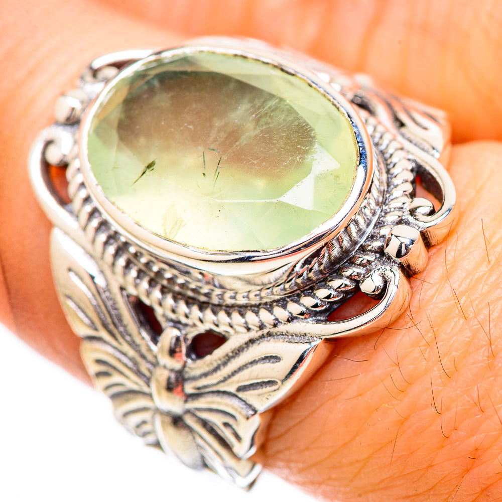 Prehnite Rings handcrafted by Ana Silver Co - RING130866