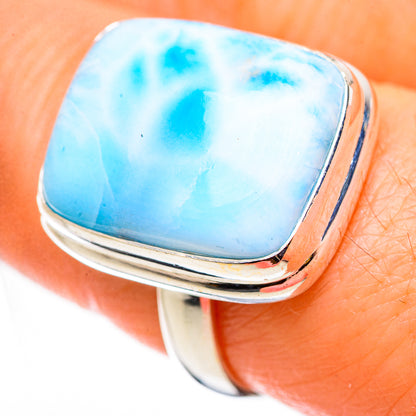 Larimar Rings handcrafted by Ana Silver Co - RING130874