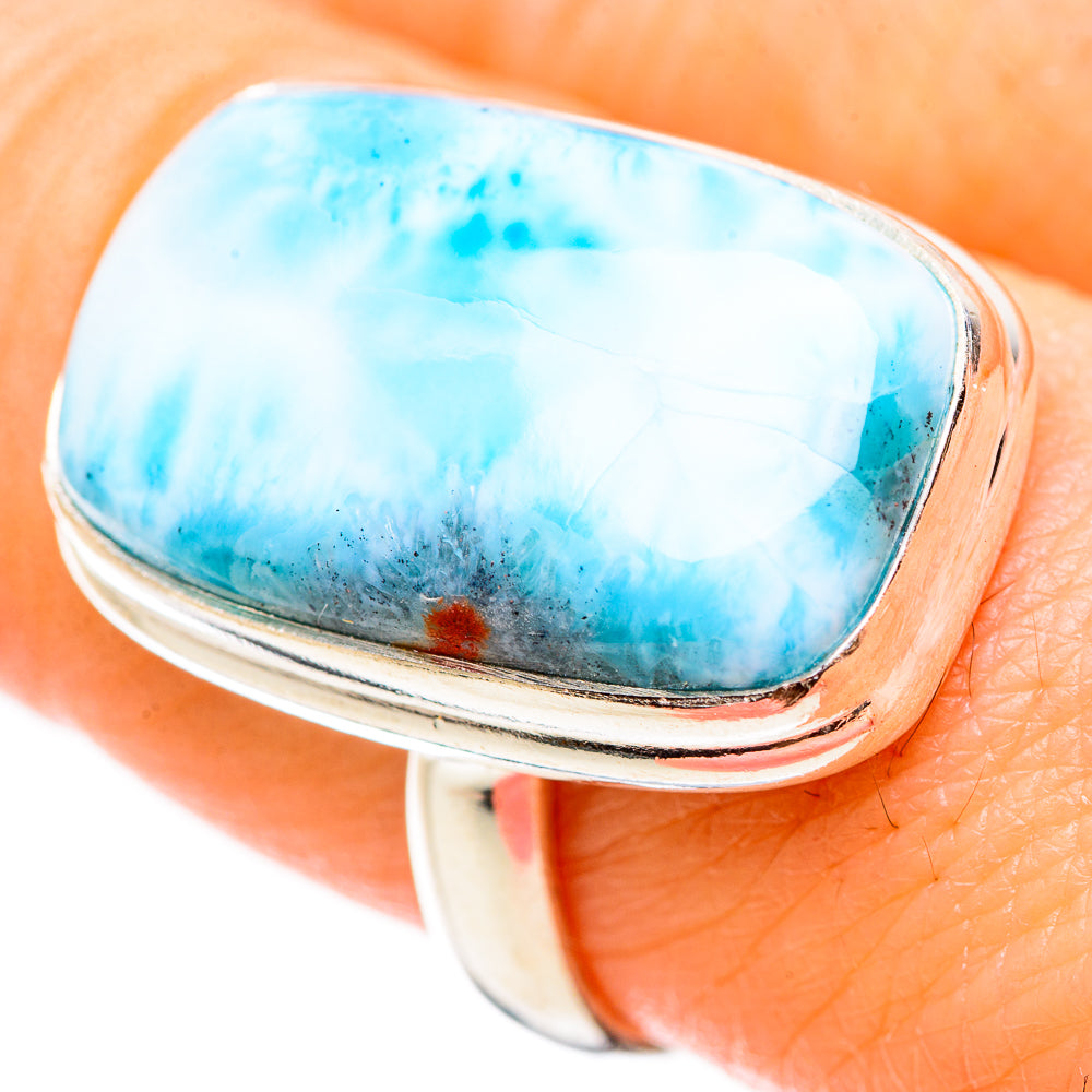 Larimar Rings handcrafted by Ana Silver Co - RING130892