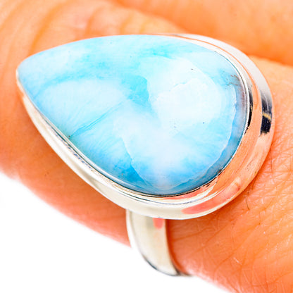 Larimar Rings handcrafted by Ana Silver Co - RING130895
