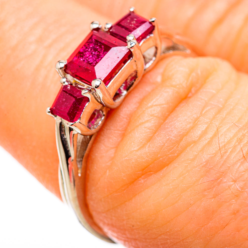 Ruby Rings handcrafted by Ana Silver Co - RING130908