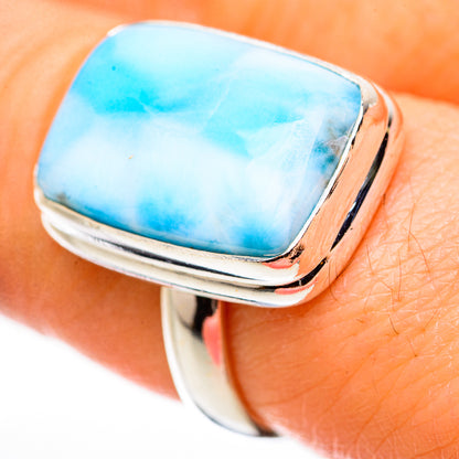 Larimar Rings handcrafted by Ana Silver Co - RING130916