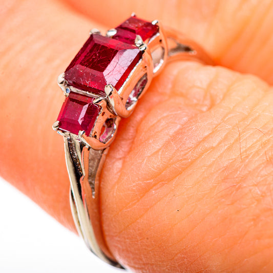 Ruby Rings handcrafted by Ana Silver Co - RING130931