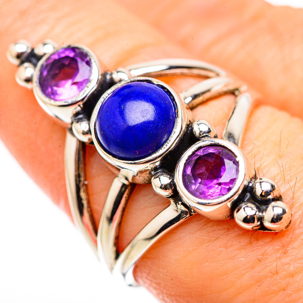 Lapis Lazuli Rings handcrafted by Ana Silver Co - RING130936