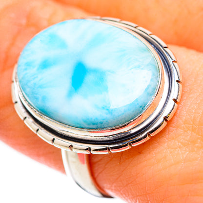 Larimar Rings handcrafted by Ana Silver Co - RING130942