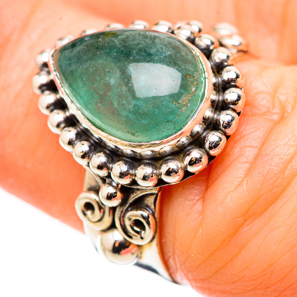 Aquamarine Rings handcrafted by Ana Silver Co - RING130943
