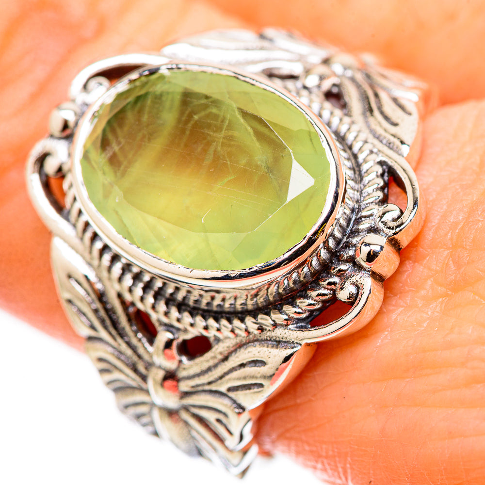 Prehnite Rings handcrafted by Ana Silver Co - RING130950