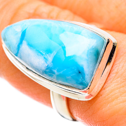 Larimar Rings handcrafted by Ana Silver Co - RING130966