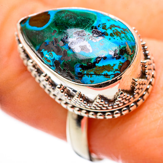 Shattuckite Rings handcrafted by Ana Silver Co - RING130975