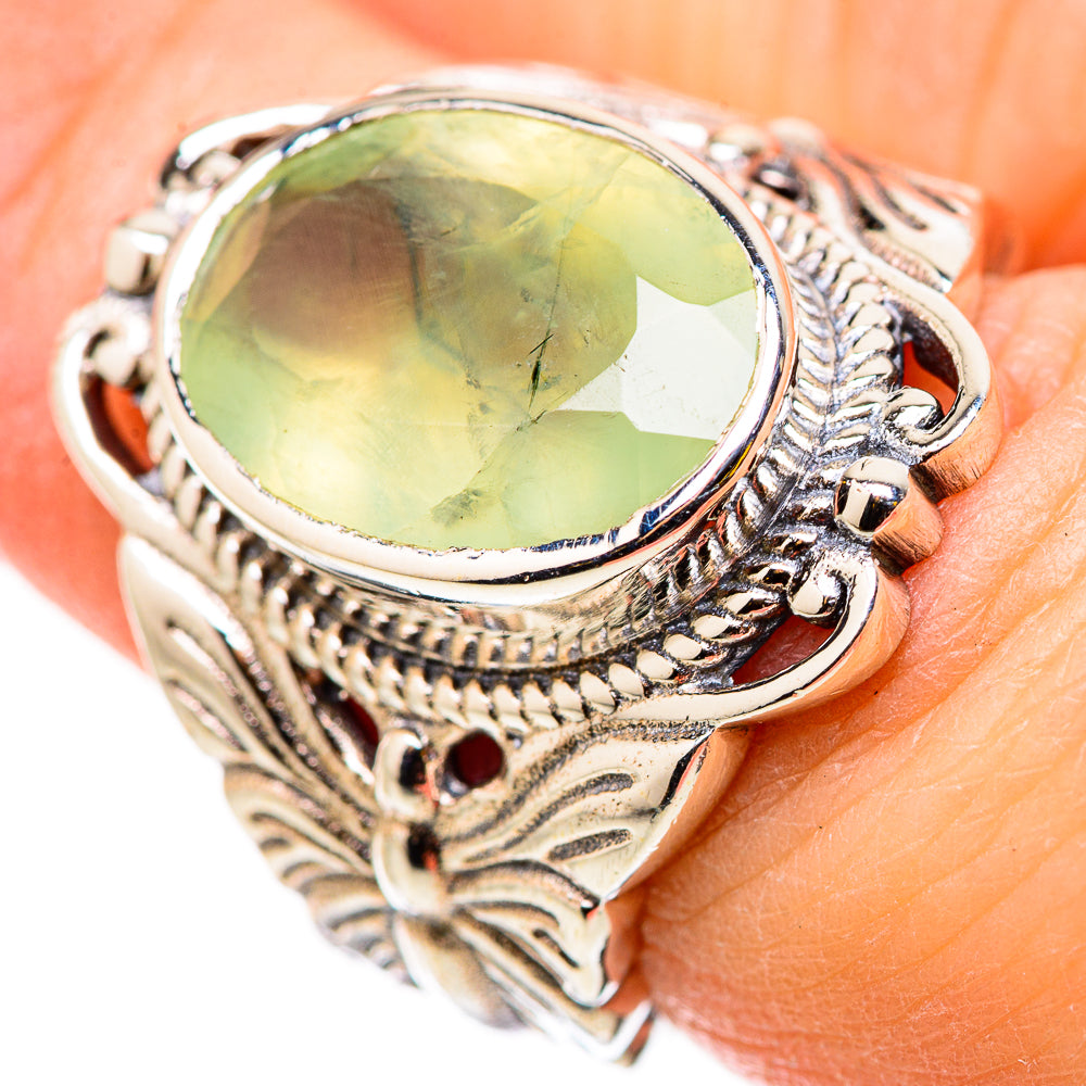 Prehnite Rings handcrafted by Ana Silver Co - RING131002