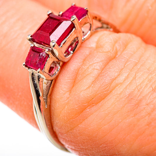 Ruby Rings handcrafted by Ana Silver Co - RING131003