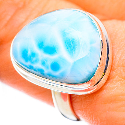 Larimar Rings handcrafted by Ana Silver Co - RING131009