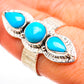 Sleeping Beauty Turquoise Rings handcrafted by Ana Silver Co - RING131030