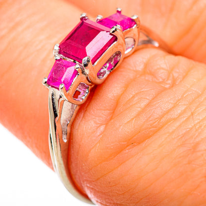 Ruby Rings handcrafted by Ana Silver Co - RING131051