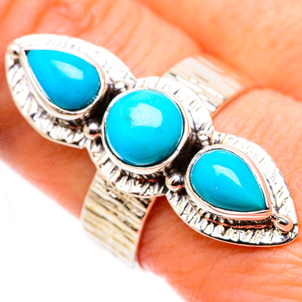 Larimar Rings handcrafted by Ana Silver Co - RING131060