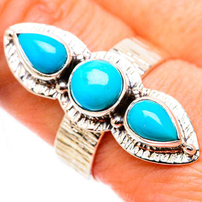 Larimar Rings handcrafted by Ana Silver Co - RING131060