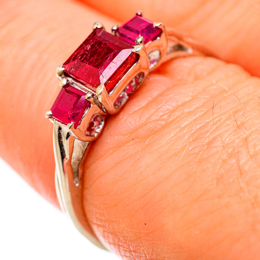 Ruby Rings handcrafted by Ana Silver Co - RING131063