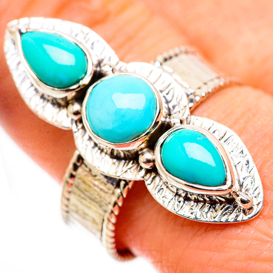 Larimar Rings handcrafted by Ana Silver Co - RING131064