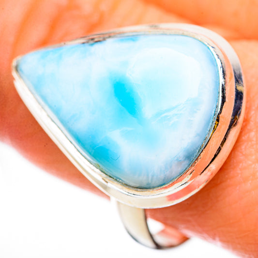 Larimar Rings handcrafted by Ana Silver Co - RING131069