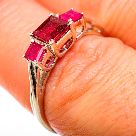 Ruby Rings handcrafted by Ana Silver Co - RING131073
